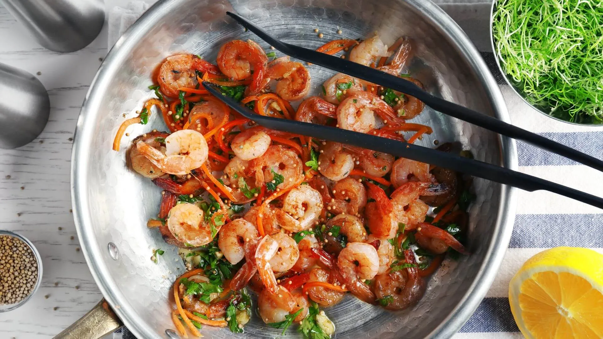 Camarones Salteados