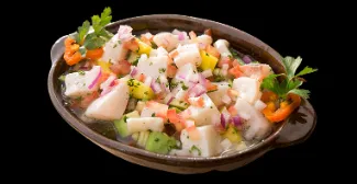 Ceviche de Tilapia con Mango
