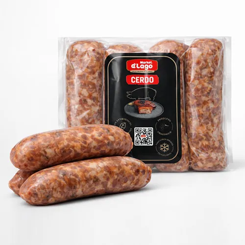 Chorizo Criollo, cerdo de Market d'Lago en Quito