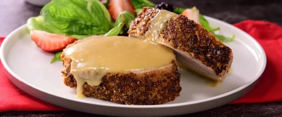 Filete de Cerdo con salsa cremosa de mostaza al estilo Market d'Lago
