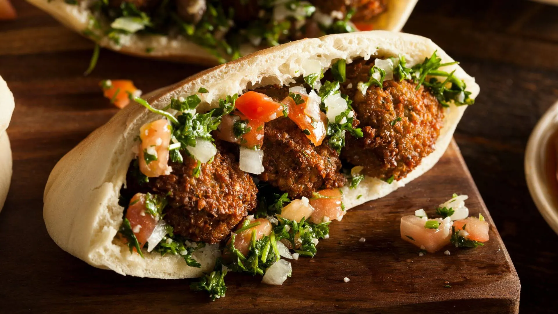 Pan Pita con Cerdo