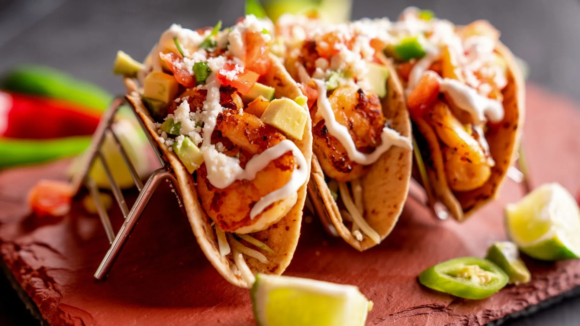 Tacos de Camarones de Market D'Lago