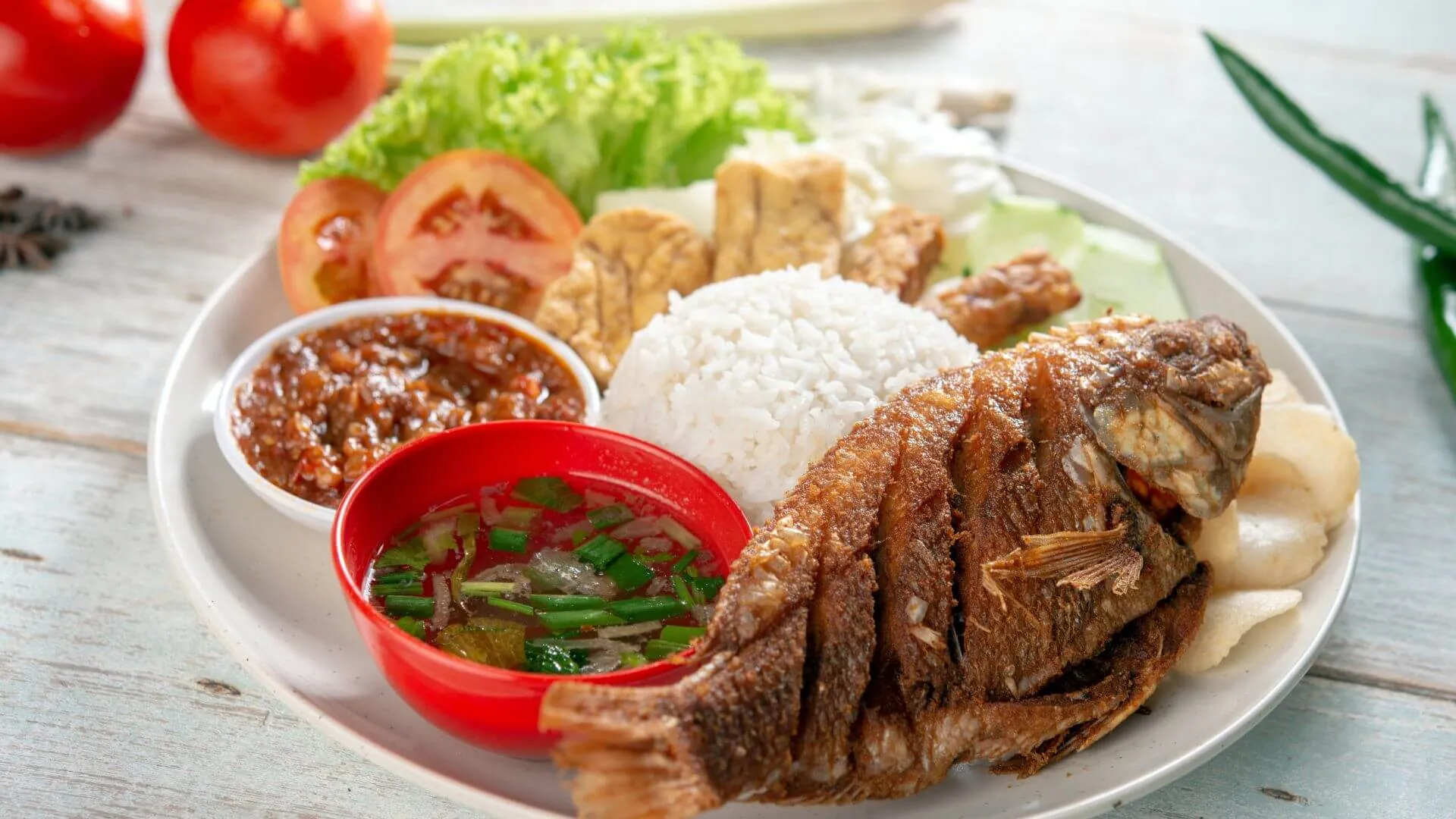 Tilapia Frita con Morro