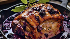 lechon en salsa de mora - Market d'Lago Quito